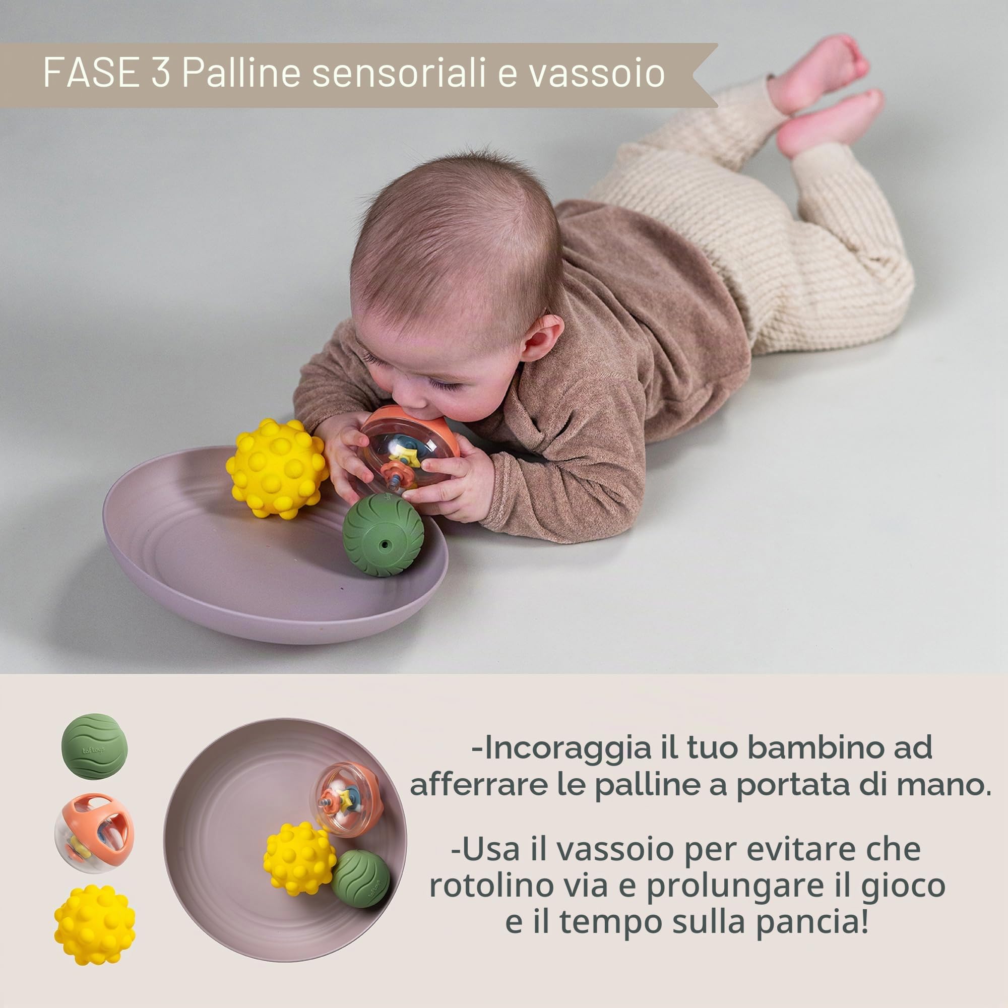 Taf Toys - 13435 - Cofanetto Tummy-Time