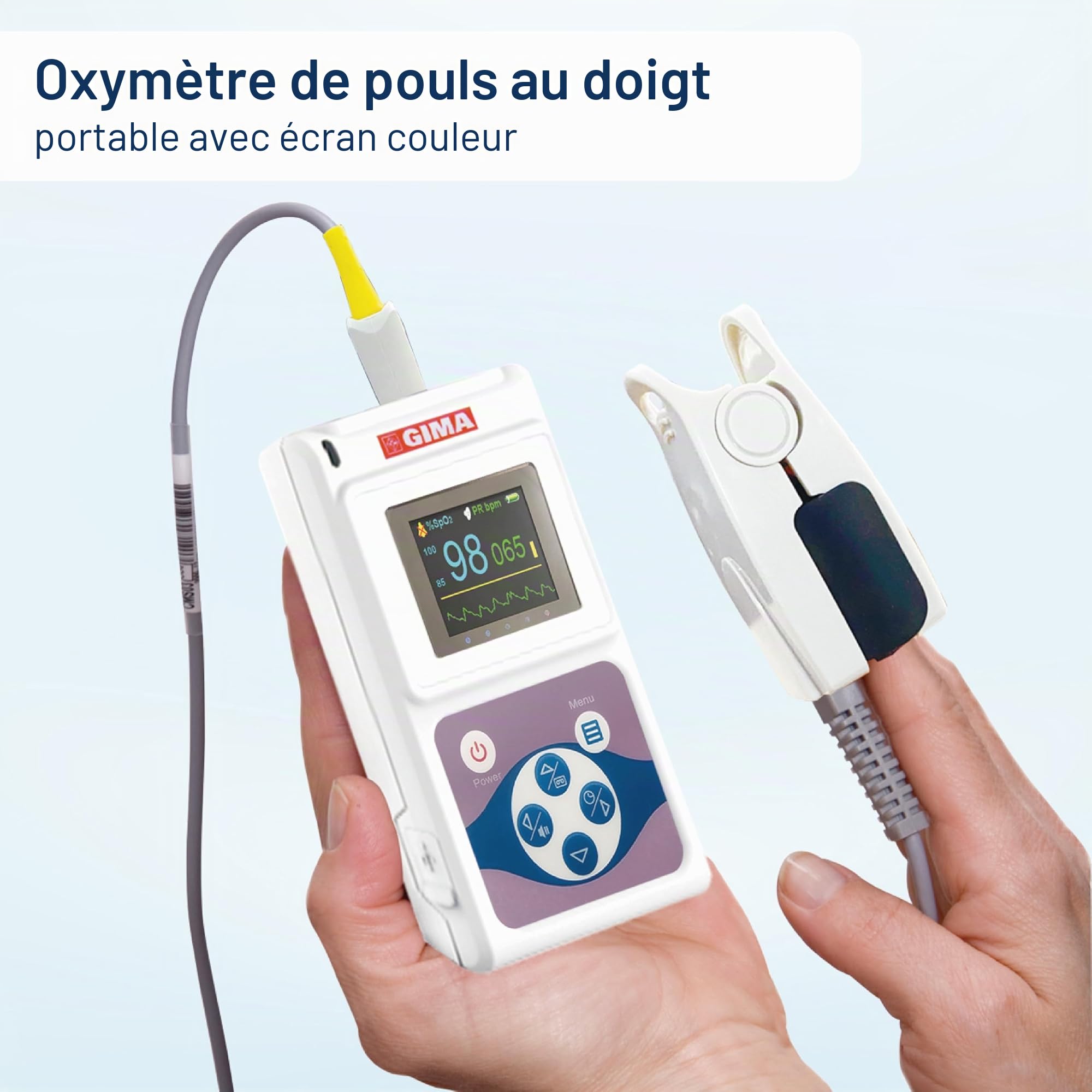 Oxy 35100-50 Oxymètre d'impulsion à main avec logiciel