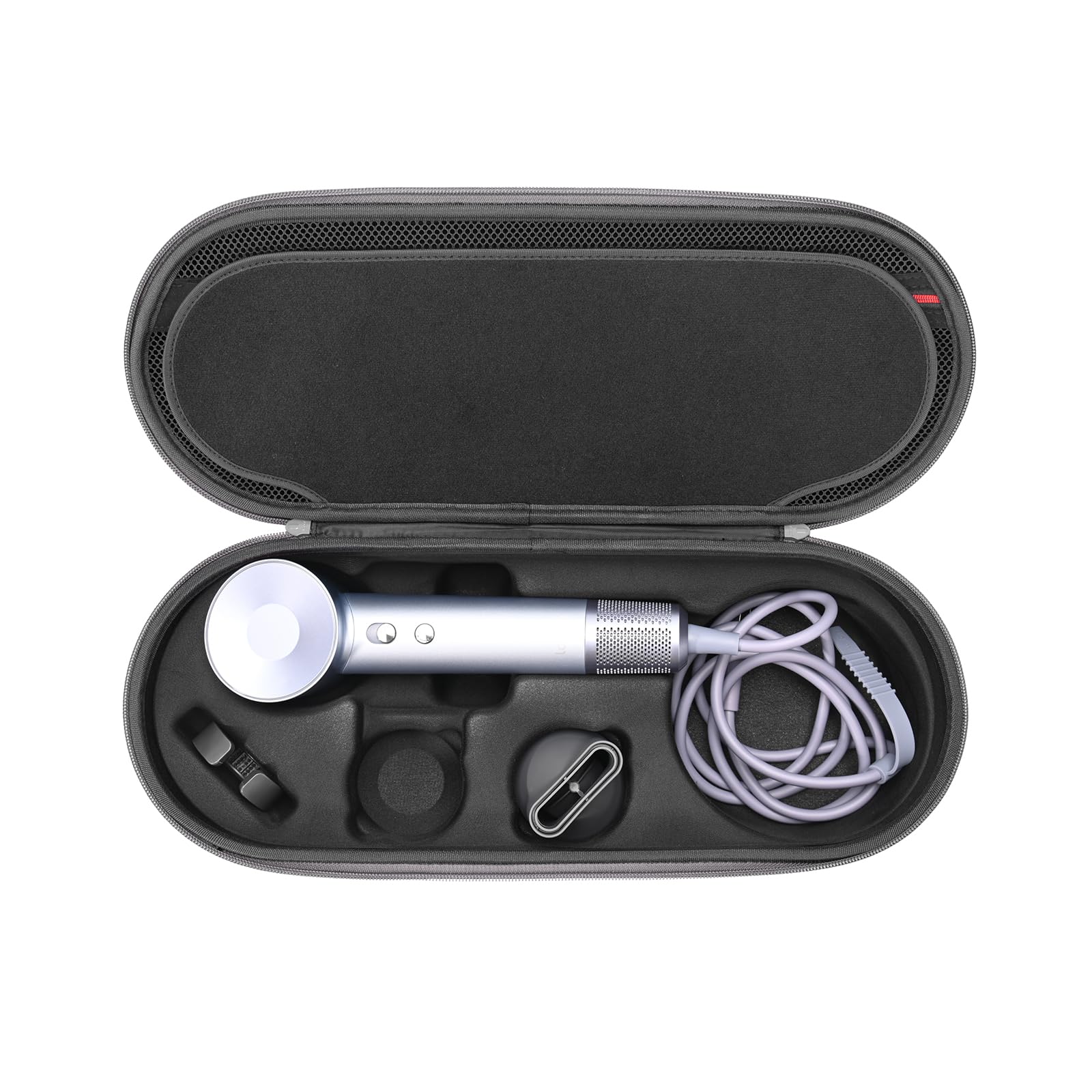 RLSOCO Hard Case Compatible With Laifen Hair Dryer Swift SE Fits for Accessories：Smooth/Diffuser Nozzles - Pink（Case Only）