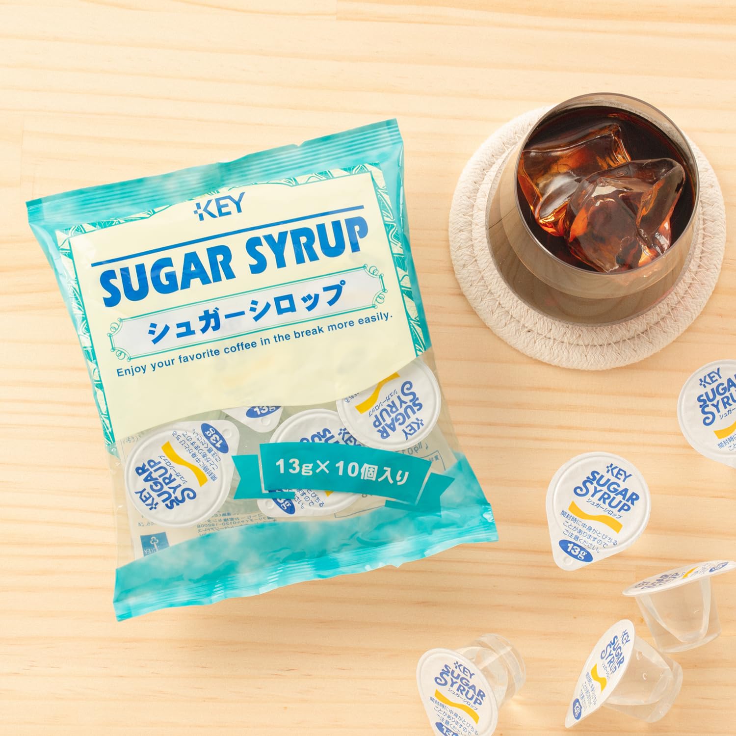 Amazon.co.jp: キーコーヒー シュガーシロップ ポーション (13g×10P