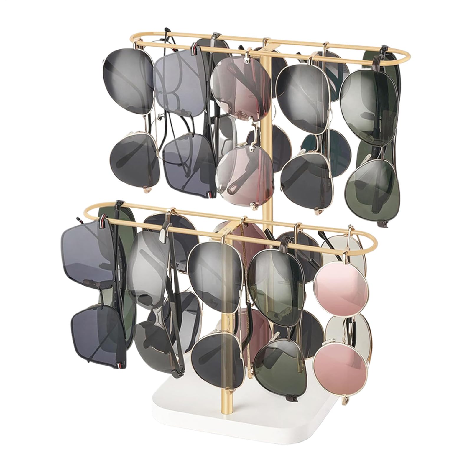 Organisateur multi-lunettes support métallique décoratif pour salon