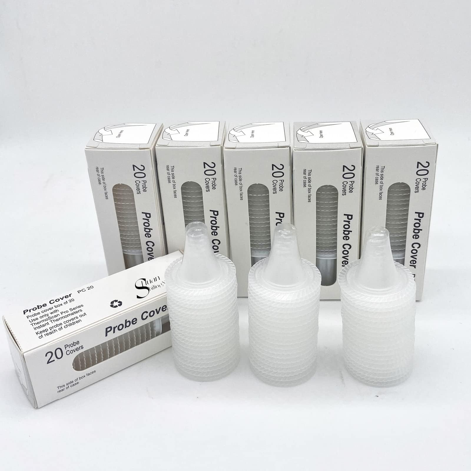 HuanShiJingXuan Ear Thermometer Probe Covers120PCS, Refill Caps