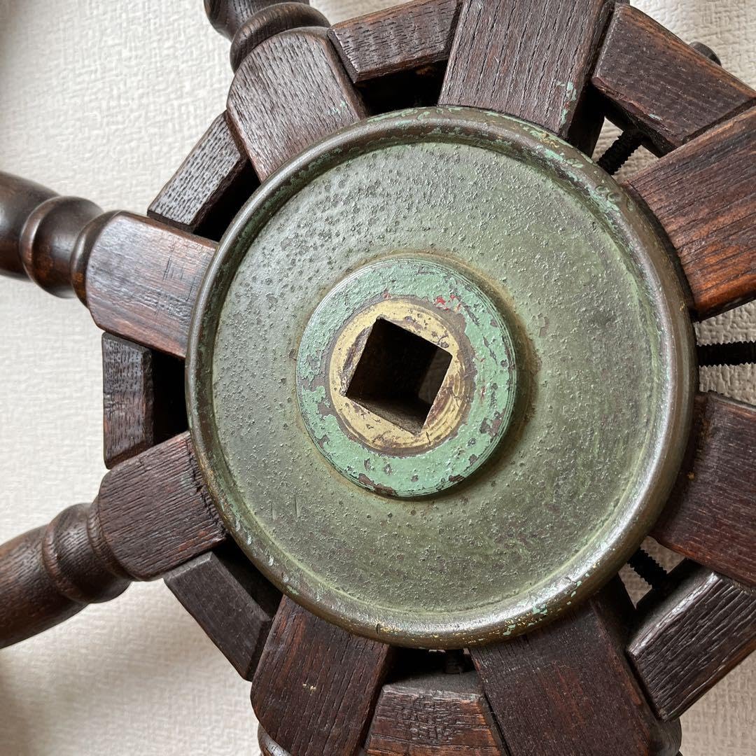 船舶部品 大型舵輪 アンティーク 【公式通販】