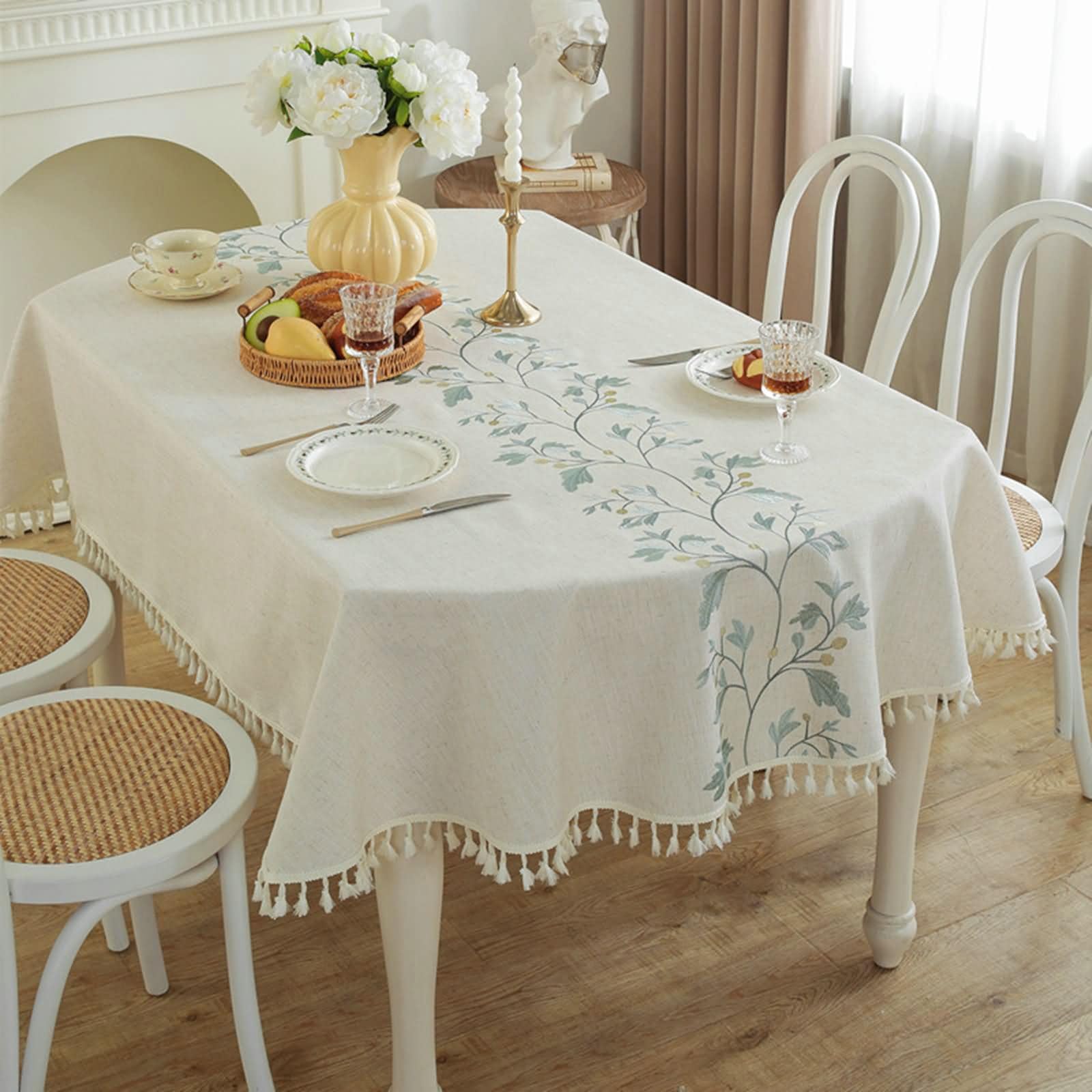 Nappe rectangulaire polyester 140x200 cm : la solution anti tache élégante