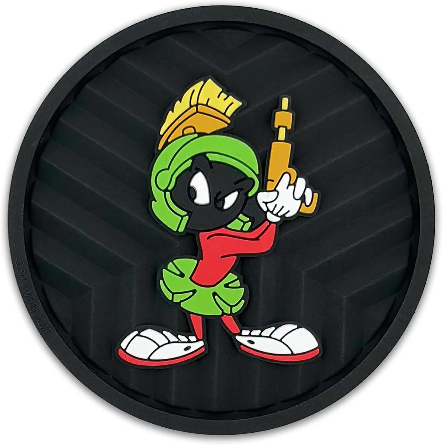 Officially Licensed Looney Tunes Marvin the Martian Automotive 3D Textured Silicone Coasters (2.6" Diameter) | Universal Fit for All Cars, Trucks, SUVs & More | Non-Slip Durable | Set of 2