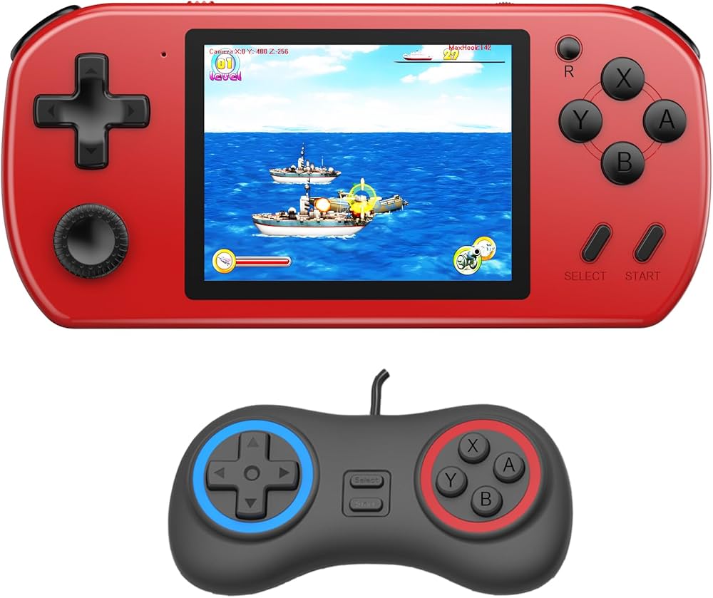 Great Boy Handheld Game Console for Kids Preloaded 270 Classic