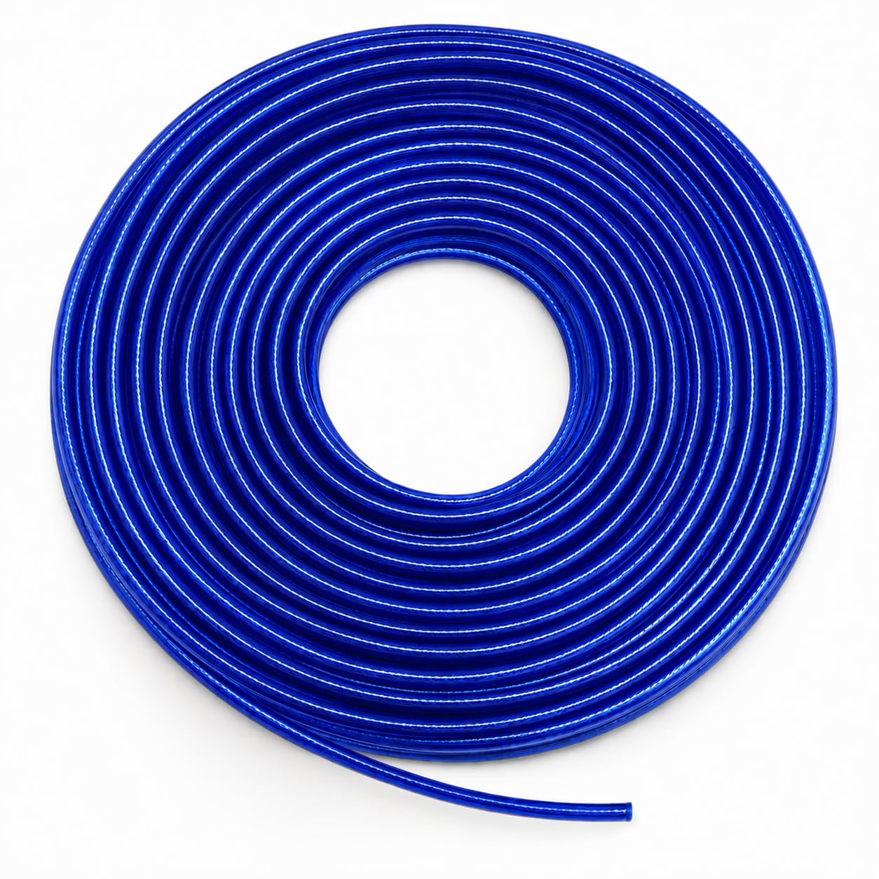 ARVO 50m Steel Core Washing Line 4mm, Blue PVC Coated Wire — image 1