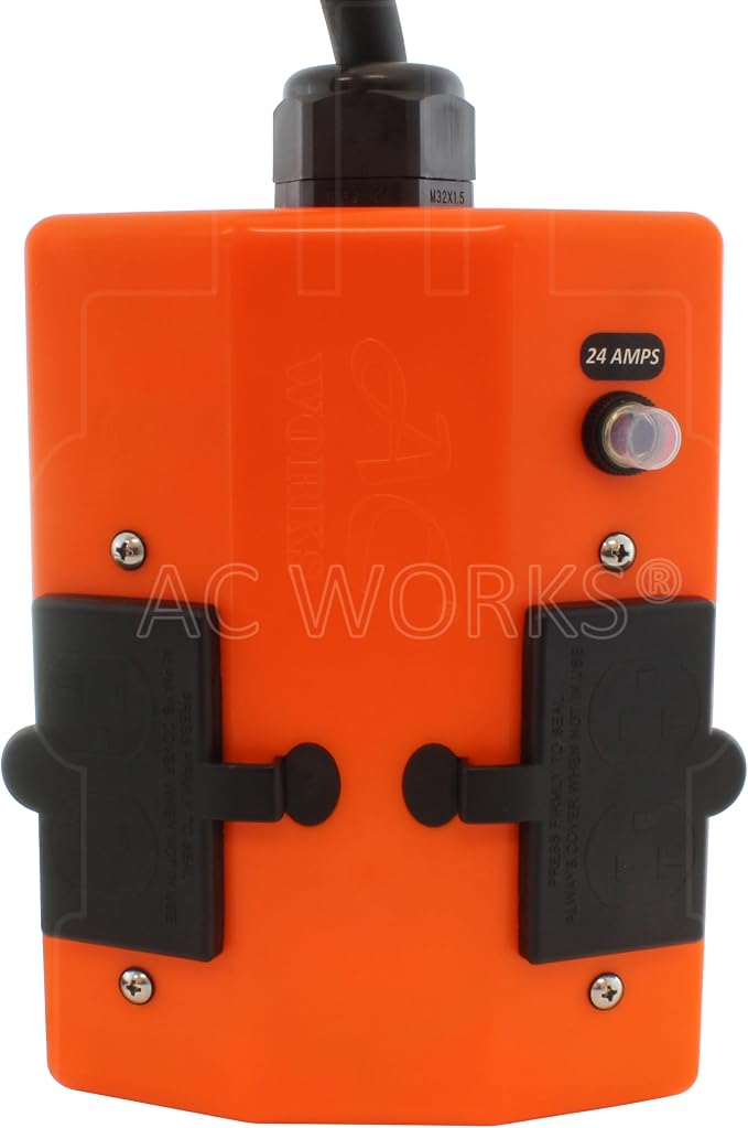 AC WORKS L530PDU Enchufe bloqueable 3 clavijas 10 pies miniatura 4