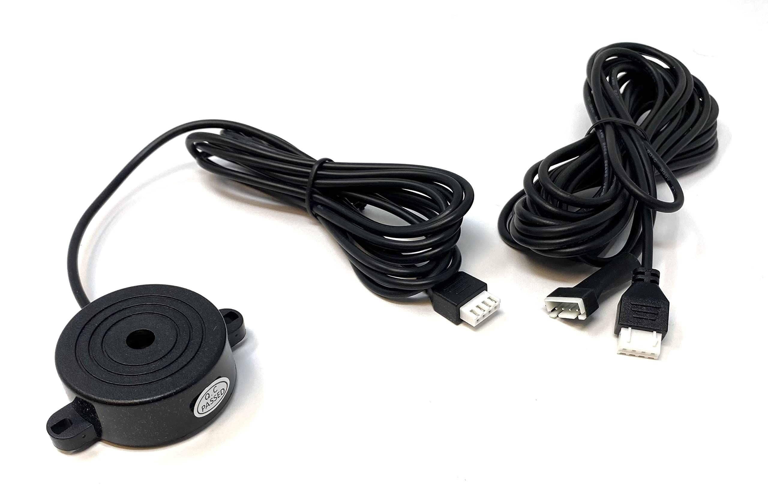 Sensori di parcheggio Dolphin Automotive per autocarro/furgone, sensori posteriori di retromarcia commerciali 12V - 24V, 4 sensori con staffe sotto paraurti e prolunghe