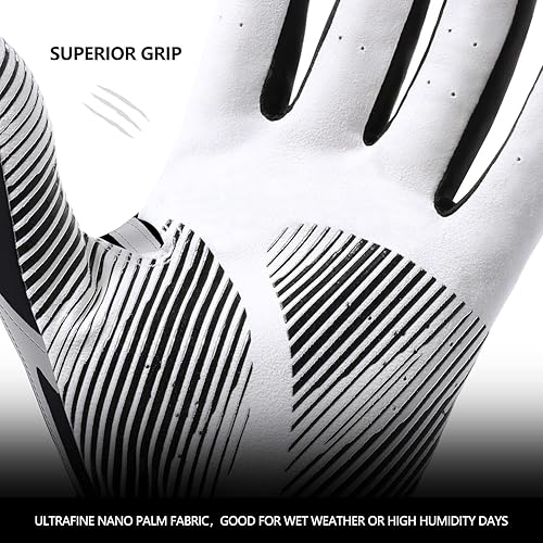 Miniatura 2 de Guante de golf para hombre, cuero transpirable con excelente agarre y guante de golf duradero y duradero, perfecto para adultos, ideal para