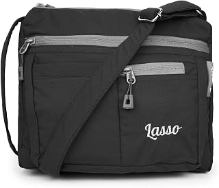 Lasso® Sling Bag For Women with Adjustable Strap Latest Stylish Ladies Crossbody Polyester Sling Bag for Office, Causal, T... Price In India