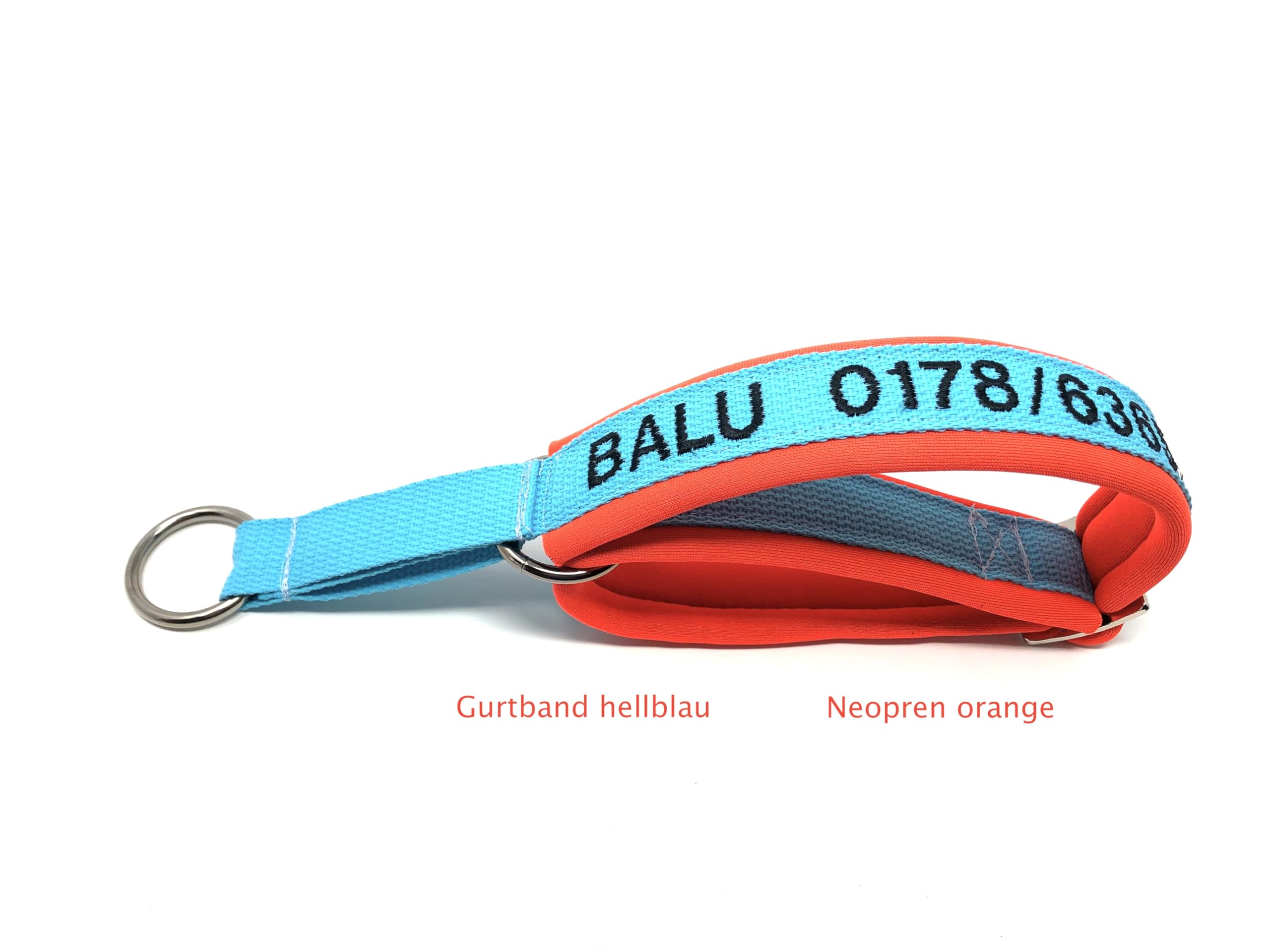 Tier & Heim Hundehalsband mit Namen und Telefonnummer