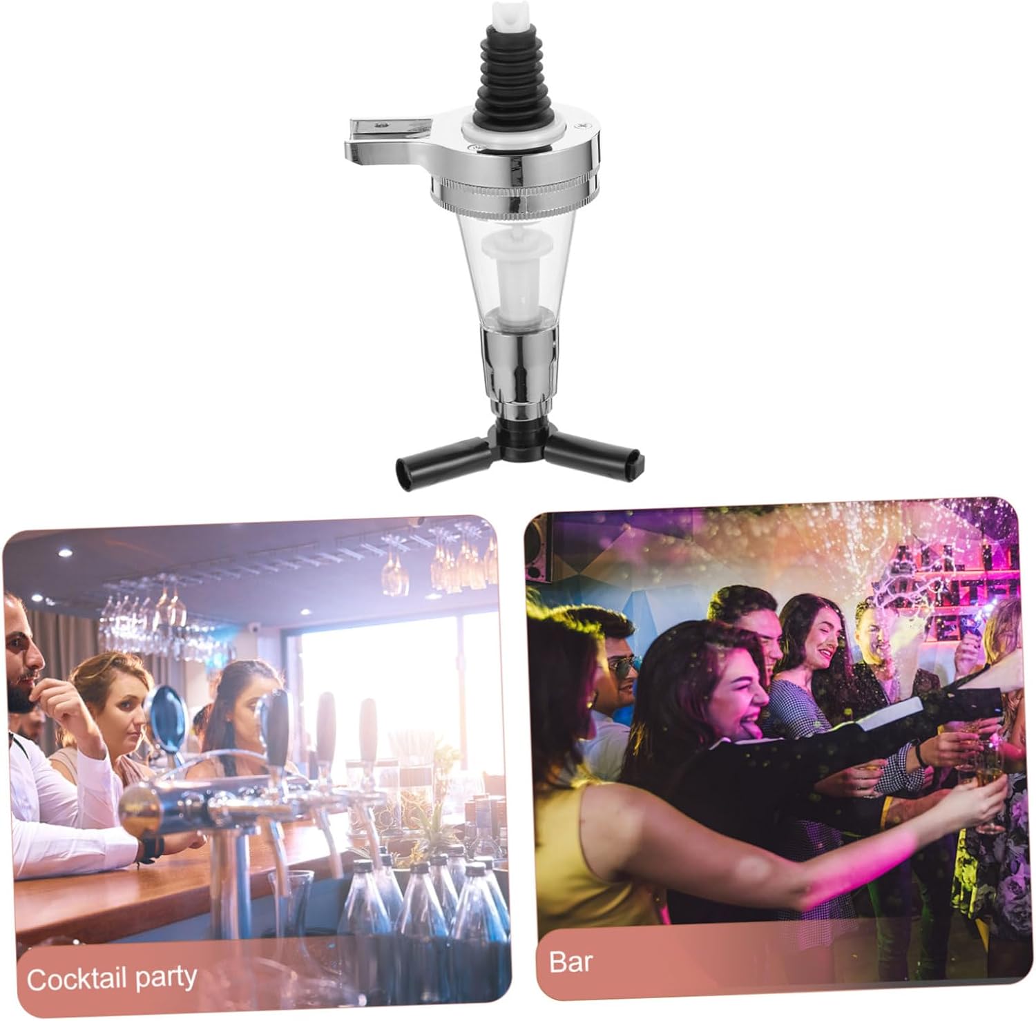 Wine Distiller Pump Head Wall-mounted Liquor Spout Ration Liquor Dispenser Bar Accessory Precision Shot Pourer