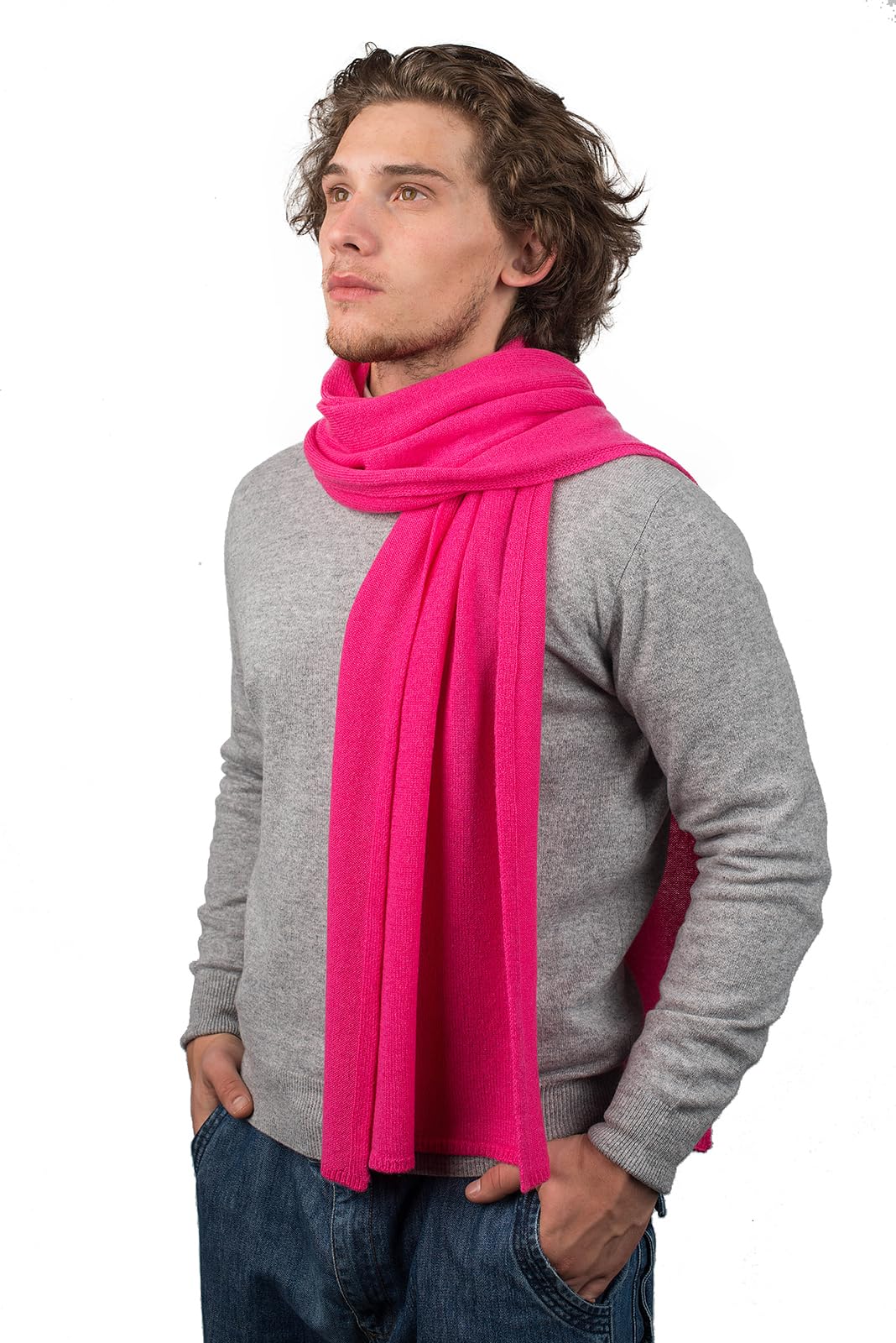 Poncho 100% Cashmere Made In Italy - Morbido E Leggero - Unisex Per Donna - Ideale Regalo - Foto 4