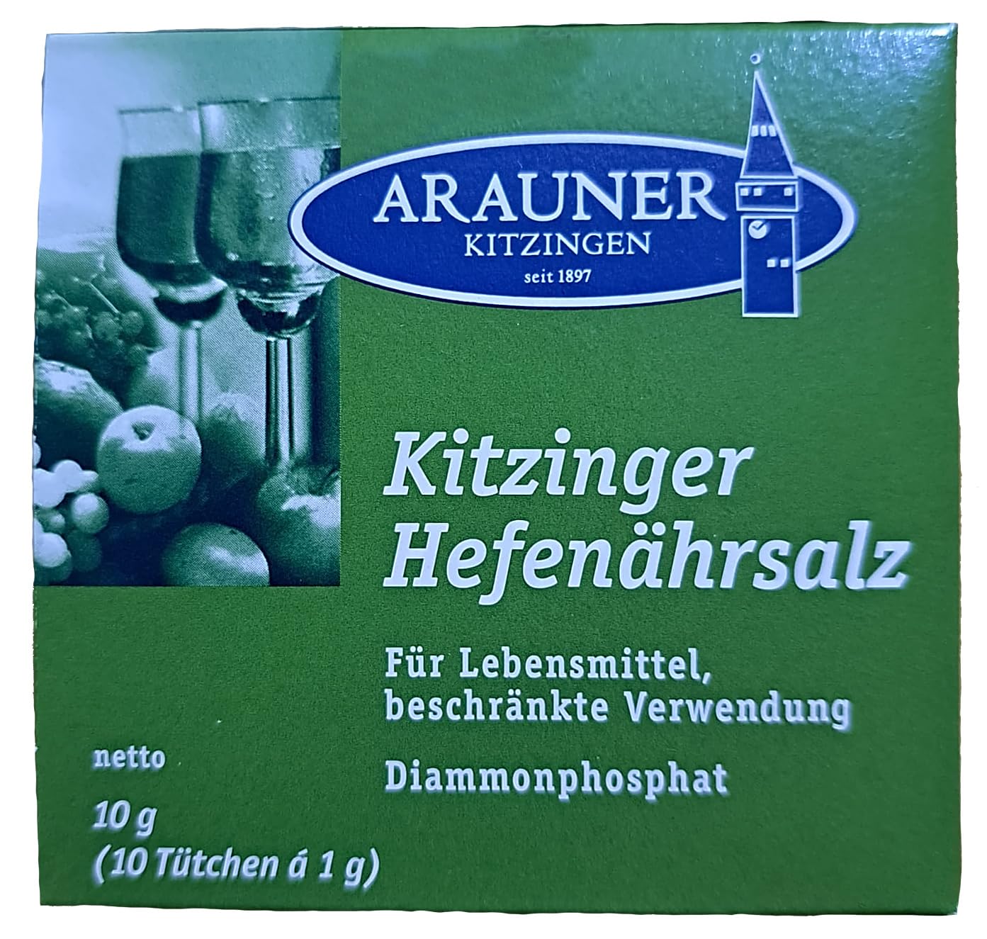 Nutrimento per Lievito 10x1g - ARAUNER Prodotti Enologici - per Vino, Birra, Sidro, Mosto