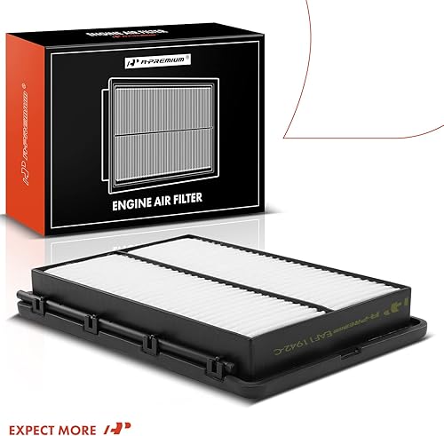 Miniatura 8 de A-Premium Filtro de Aire del Motor Compatible con Hyundai Sonata 2015-2019 y Kia Optima 2016-2020, 2.0L 2.4L, Panel Rígido, Reemplazo# 28113C3100