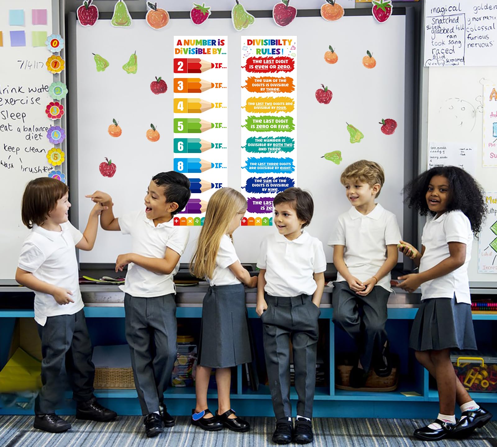Middle School Math Posters Qyeahkj Jumbo Numbers Eucalyptus Bulletin ...