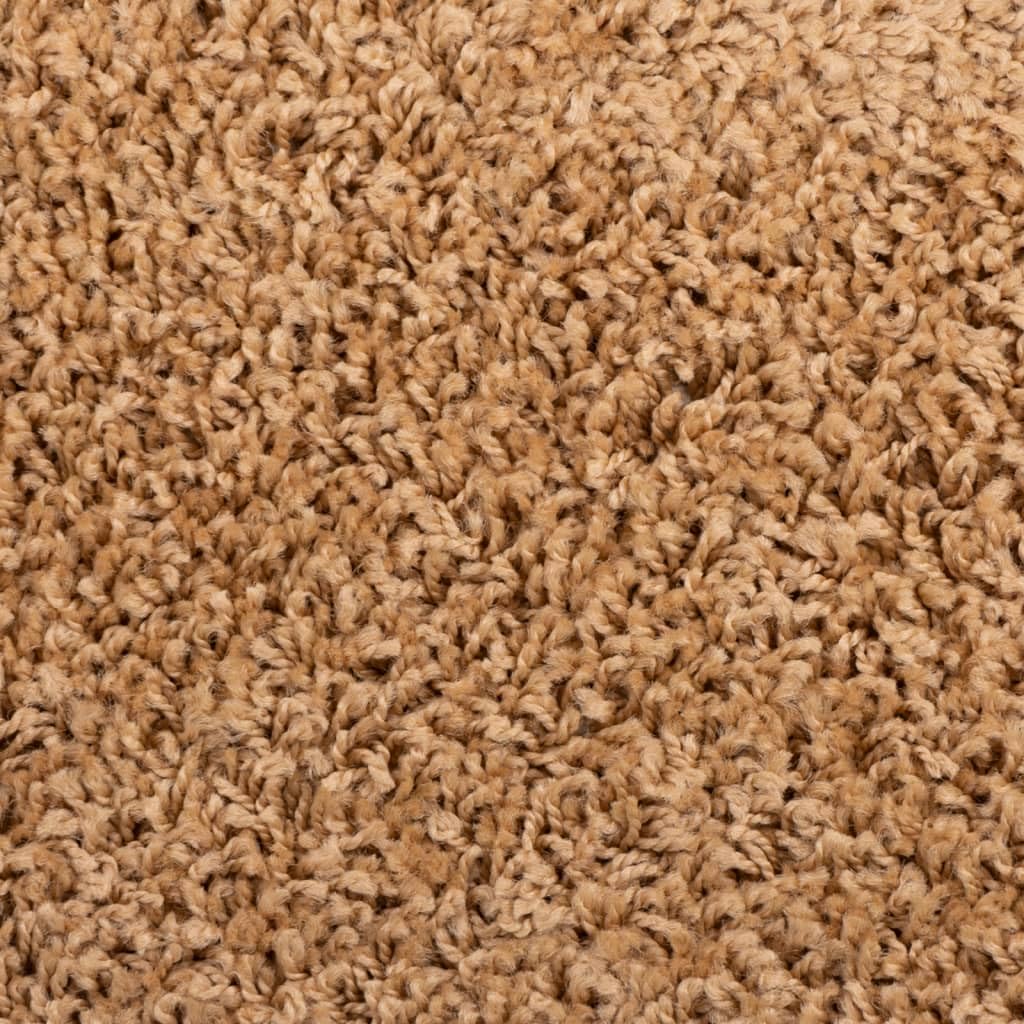 vidaXL Stufenmatten 15 STK. 65x21x4 cm Beige Halbrund Groß | Rutschfestes Design hält jeden sicher vor versehentlichen Rutschen, hat eine geräuschdämpfende Textur für leisere Treppen,