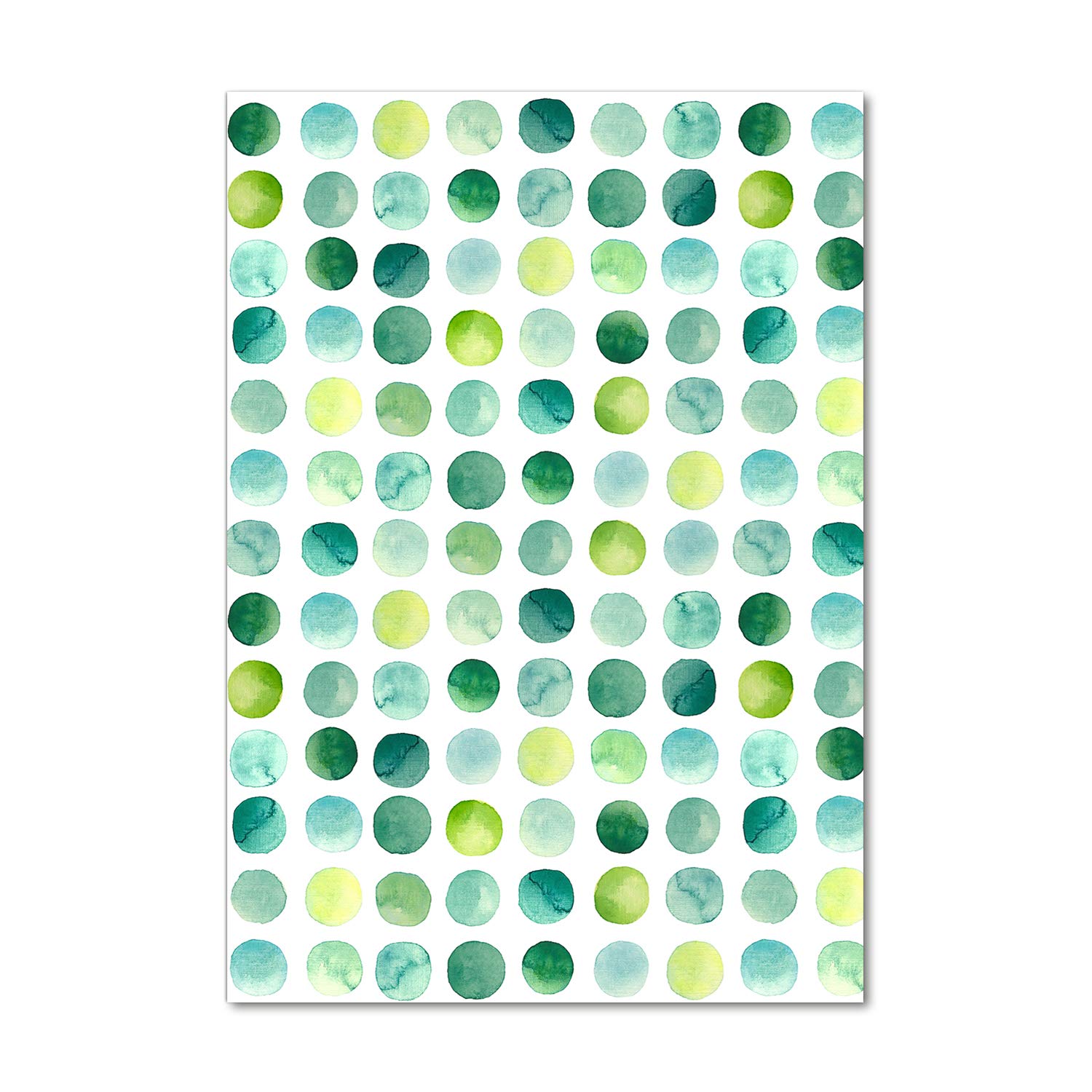 Impression sur verre acrylique Tulup 70x100 cm vert contemporain pour salon
