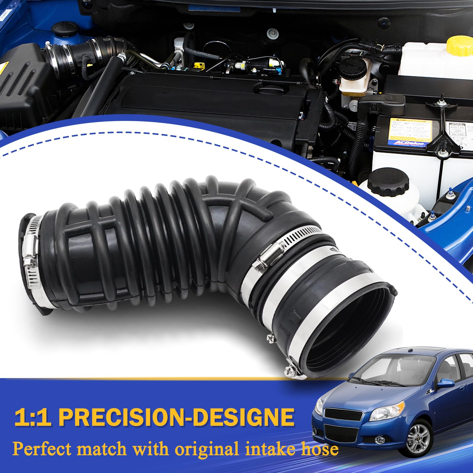 Tubo Flessibile Di Aspirazione Dell'aria Auto Per Chevy Per AVEO 1.2