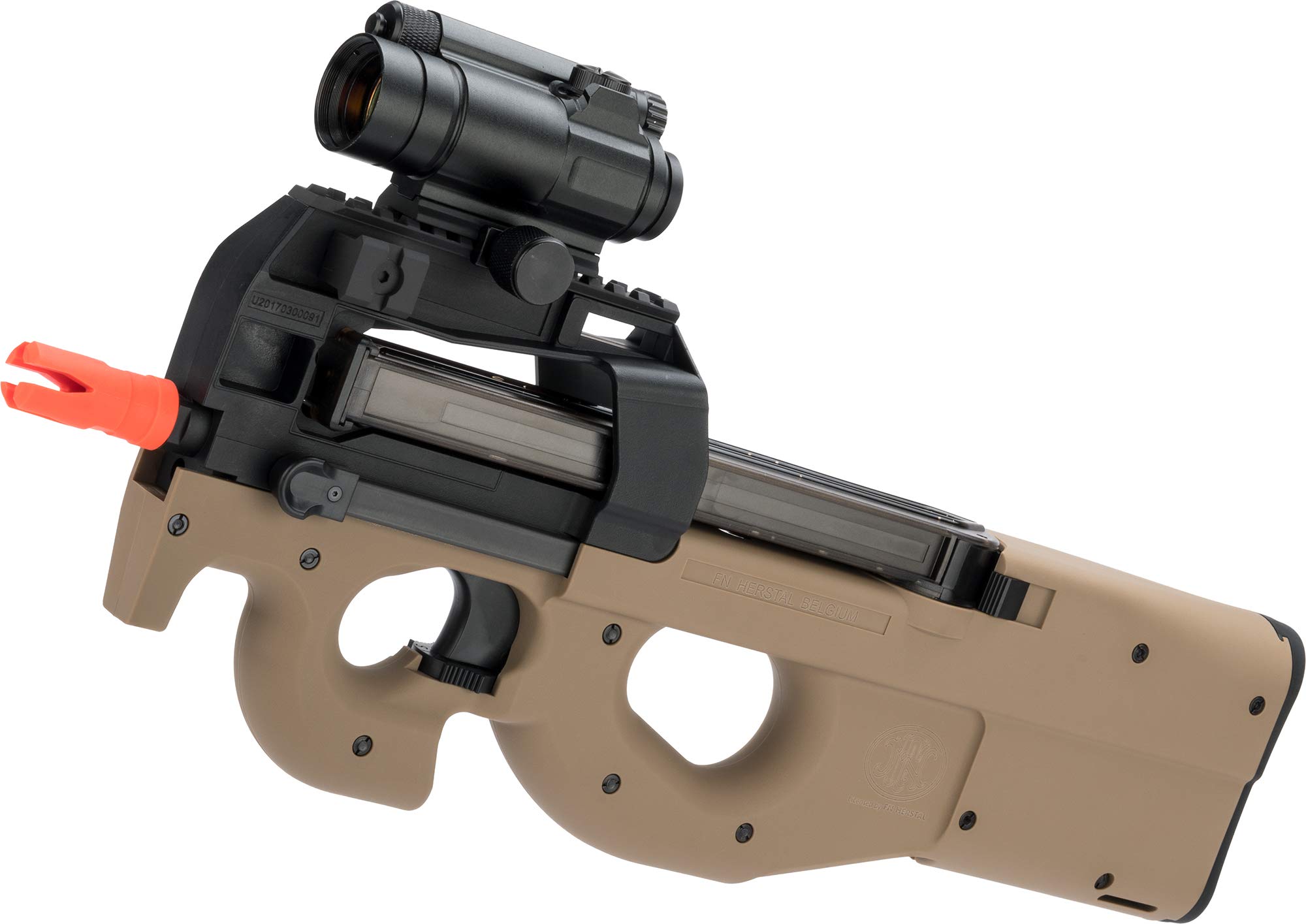 Evike Cybergun FN Herstal Fully Licensed Gas Blowback Airsoft P90 PDW