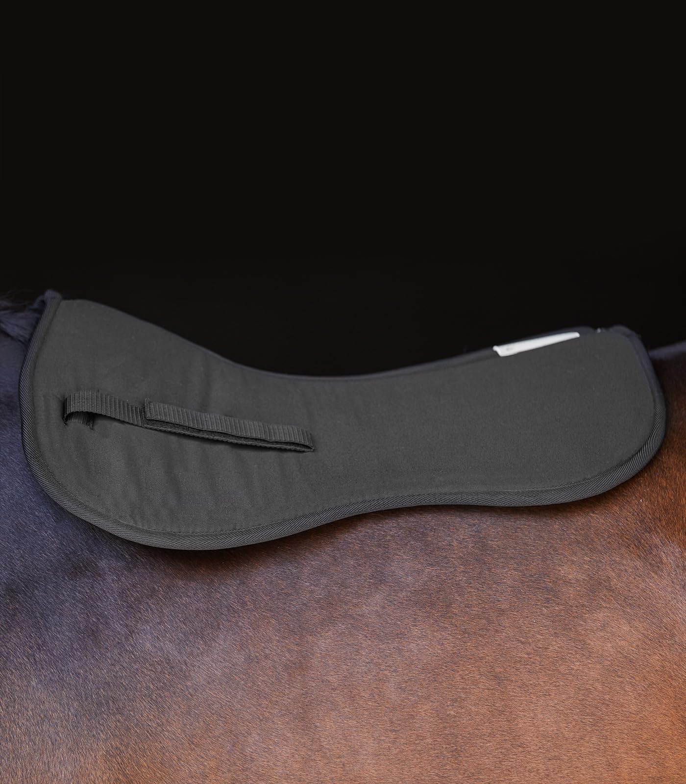 Cuscino sella Memory Foam, nero, sangue caldo