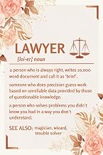 Lawyer Funny Definition Notebook: Journal for Attorneys, Law Students, and Legal Professionals | Attorney Gift for Law School, Future Lawyer | For Note Taking