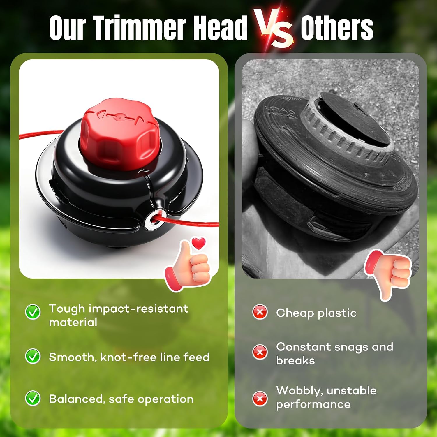 841P035132S String Trimmer Head for Craftsman WS2200, WS215, WS210, WC210
