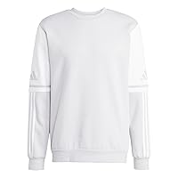 adidas Homme SQUADRA25 Sweat Crew, Team Light Grey/White