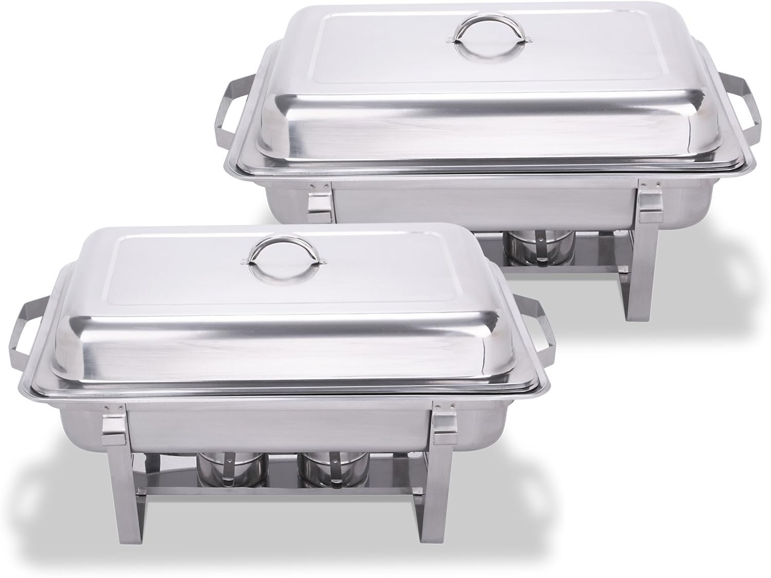 Brand new stainless steel twin pack chafing dishes 8.5 litre. Amazon