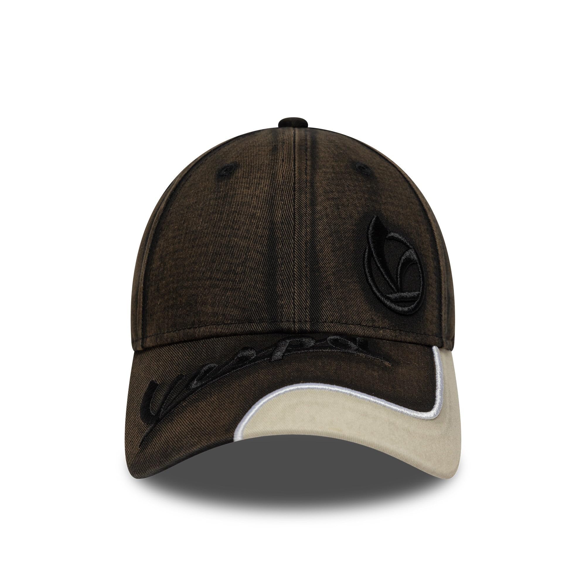 New Era Vespa Bikes Baseball Cap, Distressed Brown with Beige Trim, Adjustable