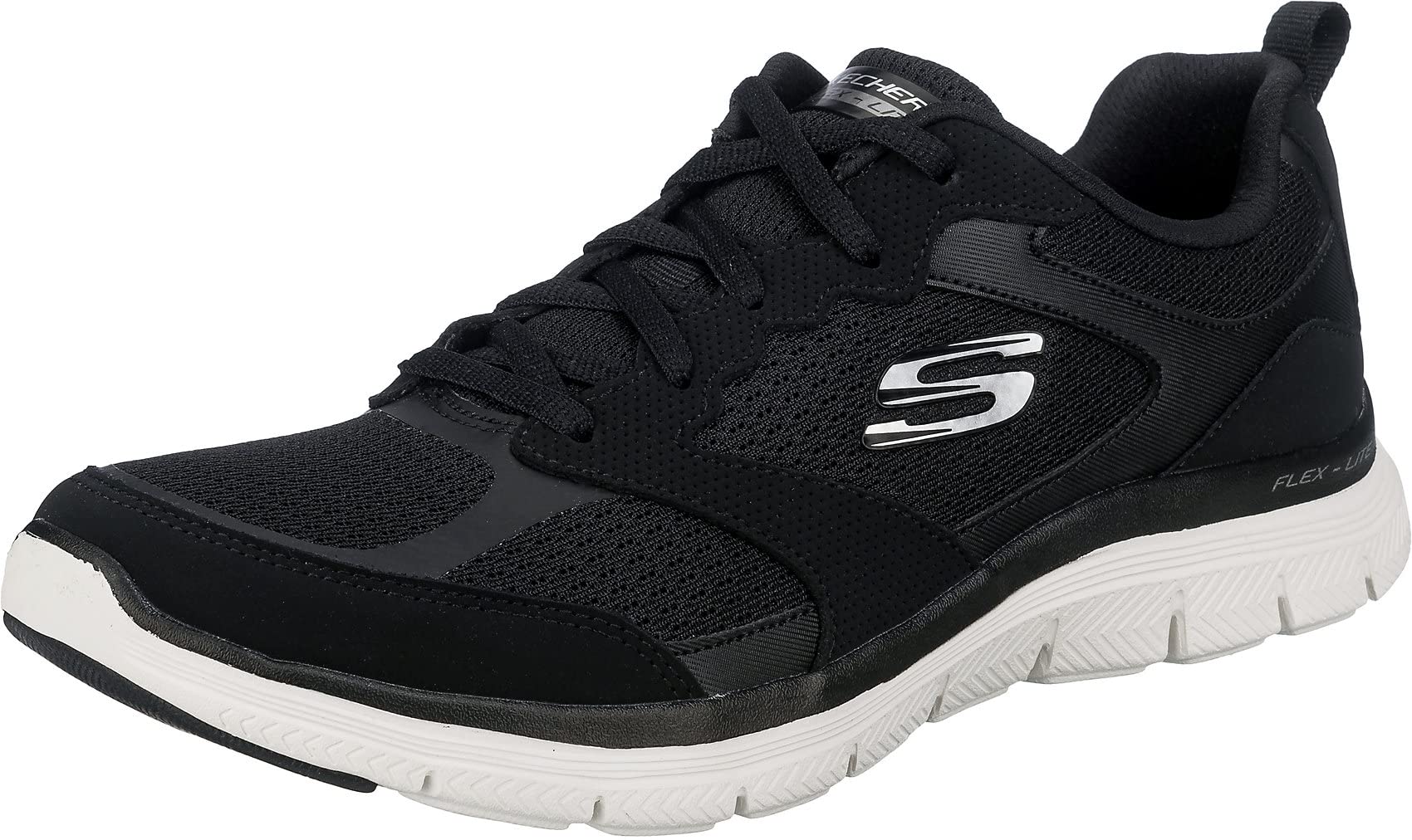Skechers Womens Flex Appeal 4.0-Active Flow Black/White Casual Shoe - 4 UK (149305) (B08FBJX3YJ) Amazon Price History, Amazon Price Tracker