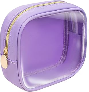 KOTORA Bolsa de maquillaje transparente, bols...