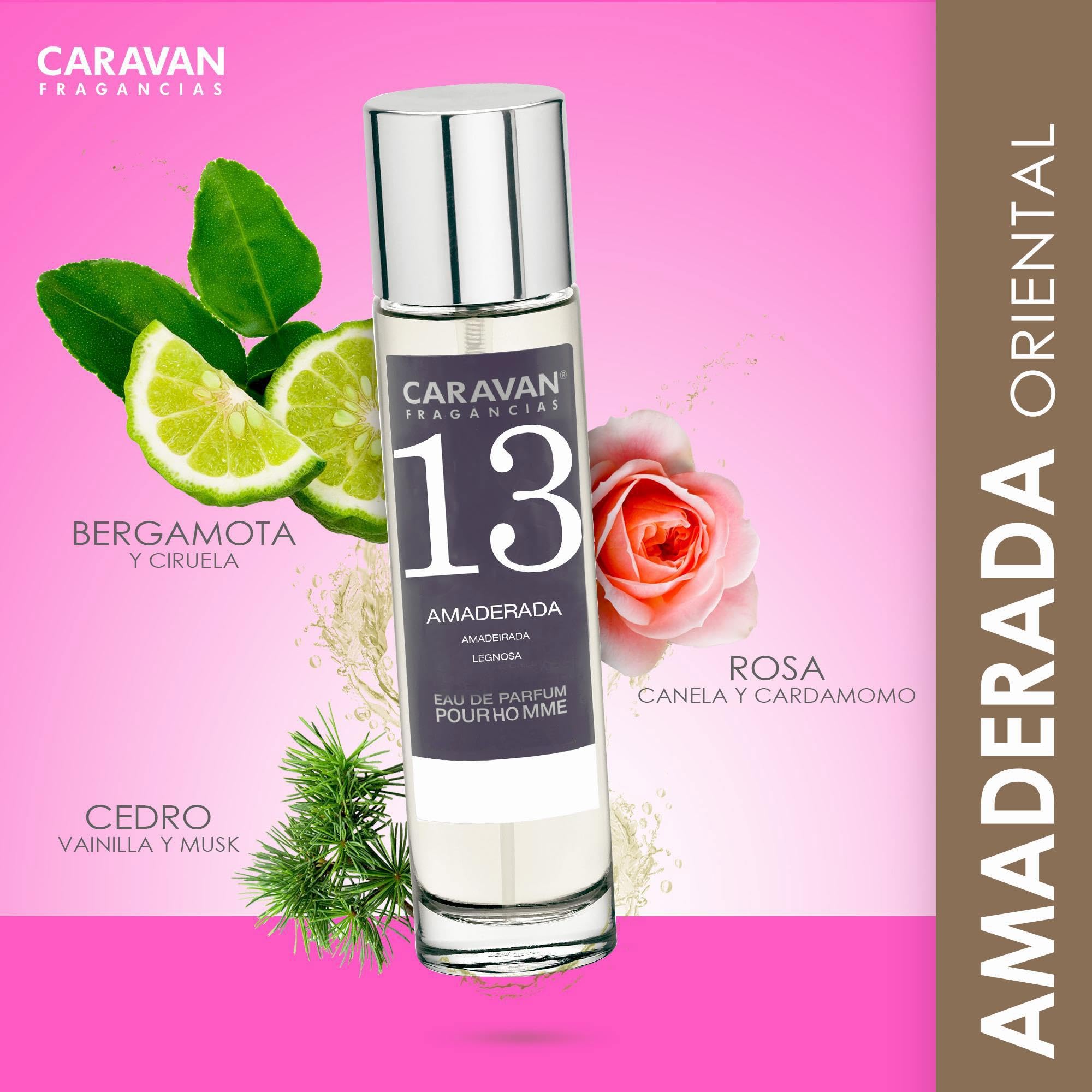 CARAVAN FRAGANCIAS Perfume de Hombre Nº58 de 150 ml + Set de 10 Viales de Fragancias Masculinas distintas de Caravan para descrubir nuevos aromas
