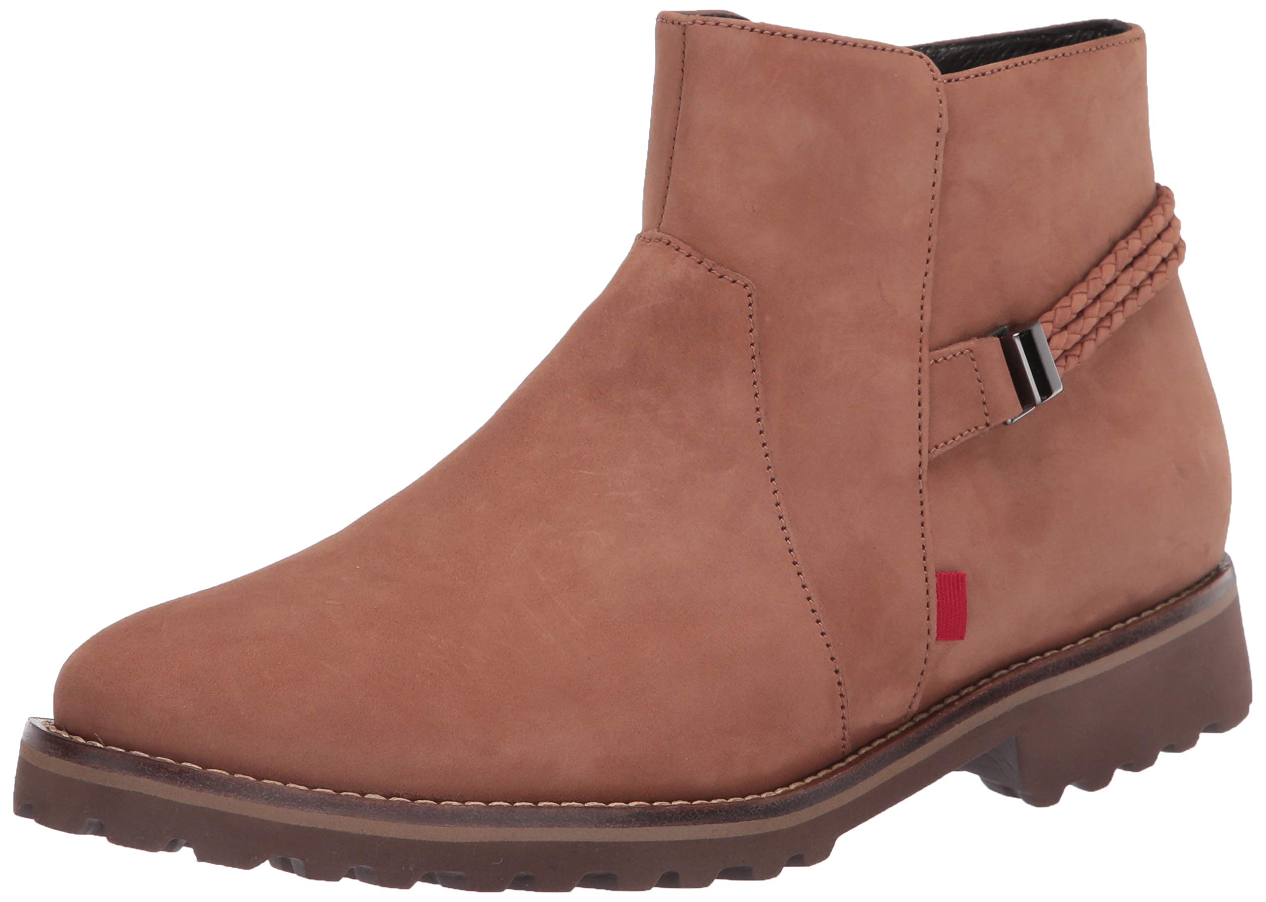 MARC JOSEPH NEW YORKMarc Joseph New York Women's Leather Eva Lightweight Technology Columbus Circle with Braid Detail Ankle Boot