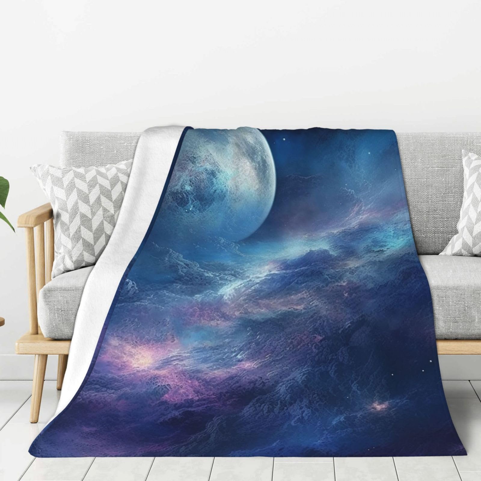Couverture polaire flanelle anti-peluche pour éliminer le froid sur votre canapé