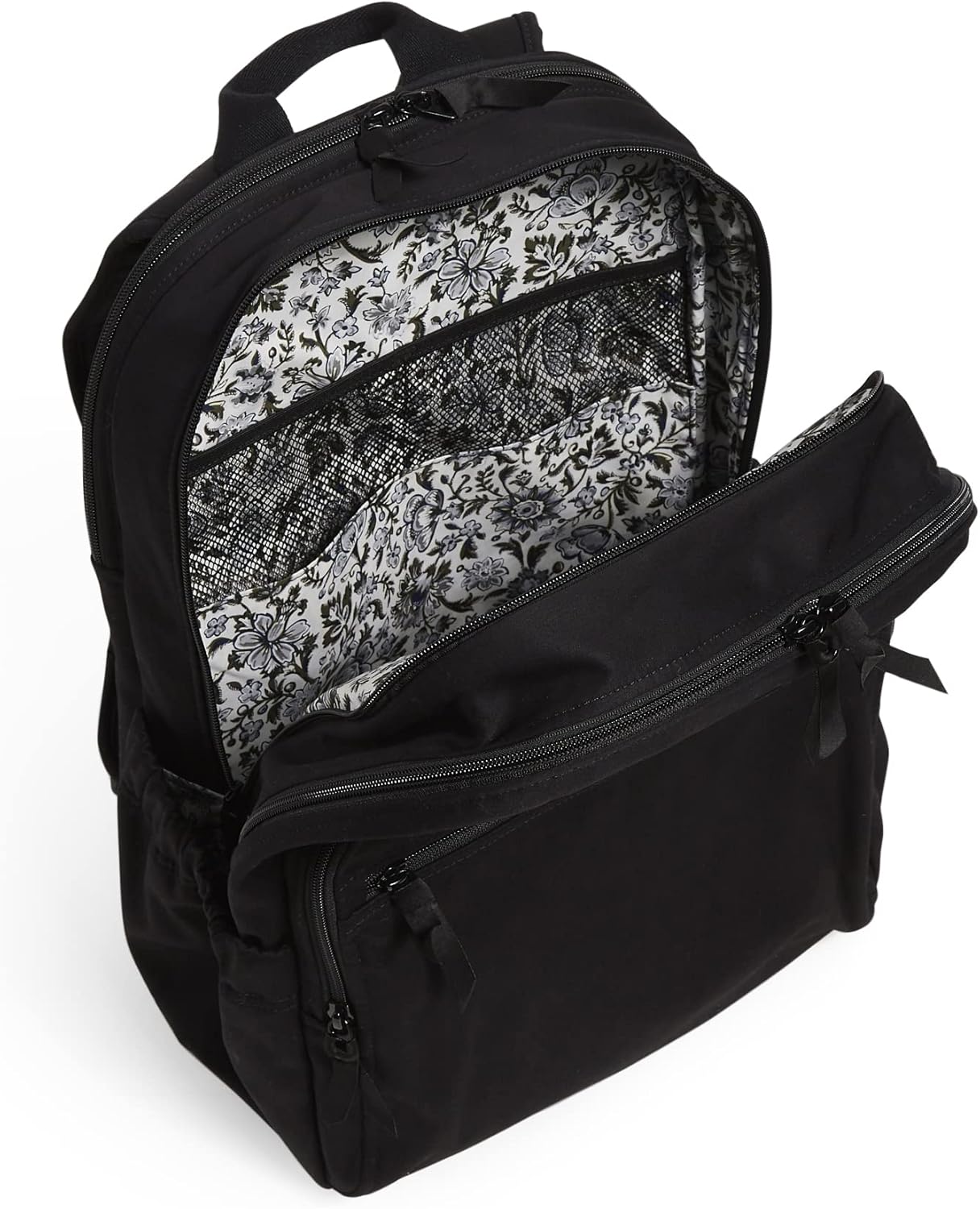 Vera Bradley Women's Cotton XL Campus Backpack One Size Black