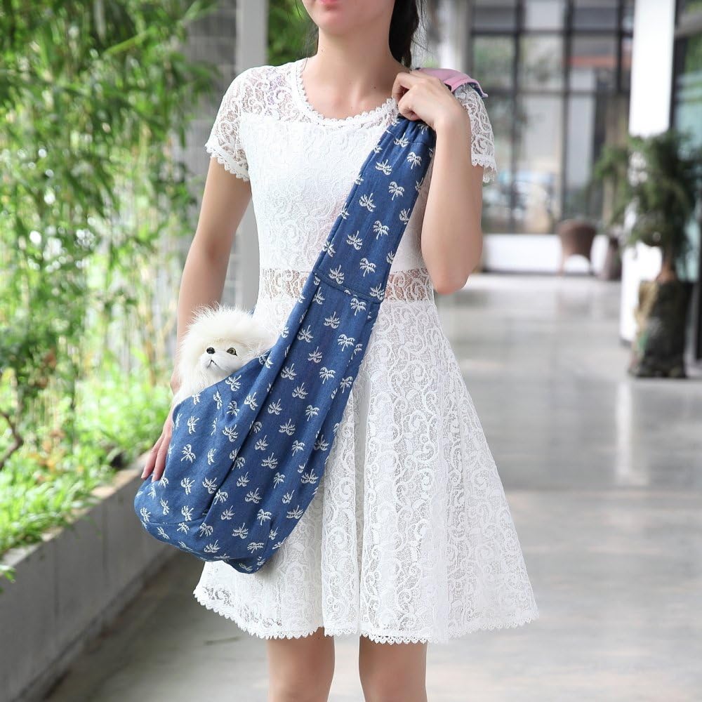 Stylish & Functional: The Ultimate Double-Layer Pet Carrier Sling for Your Furry Friend!