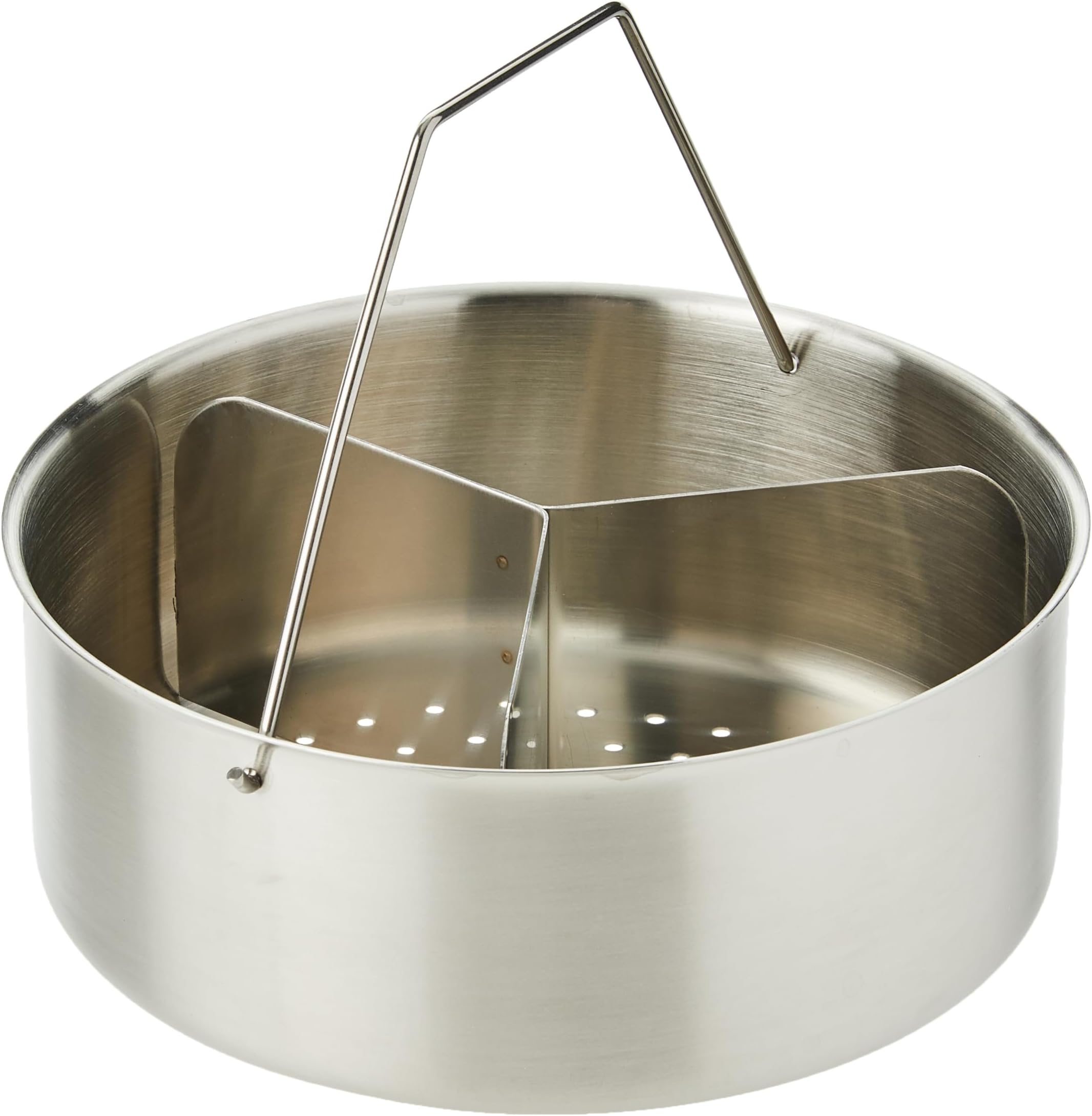 Duromatic Stainless Steel Trio Separator Set for Pressure Cookers, Silver, 18 cm