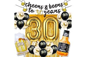 30th Birthday Decorations for Him, Elevate Your Celebration with 30 Decorations