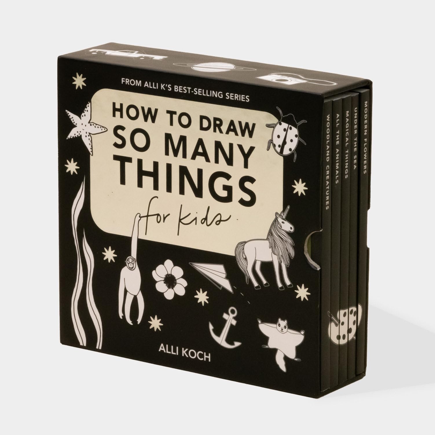 So Many Things: A Box Set of 5 How-to-Draw Books for Kids (Stocking Stuffers)