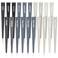 Vista 14 de Honoson 20 unidades de palos de lijado para modelos de plástico, palos de pulido surtidos de metal y madera, herramientas de lijado accesorios