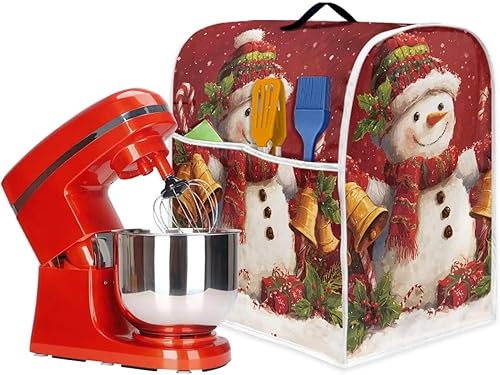 Vista 231 de Funda para batidora de Navidad para Kitchen Aid de 4.5 a 5 cuartos de galón, cubiertas antipolvo para electrodomésticos pequeños de hombre de Un