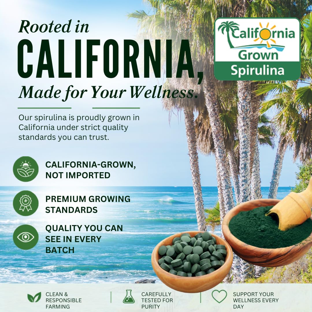 Earthrise Superfood California Spirulina 500mg Tablets, 1 LB — Amazon image 2