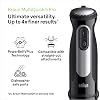 Braun MultiQuick Pro 5 MQ 55001 M, Hand Blender with PowerBell Plus Technology, 25 Speed Wheel+Turbo, Easy Click System Plus, Blender with Ergonomic Handle, Steel Shaft and 600ml Beaker, 1000W, Black