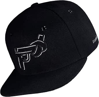 Nebelkind Gorra De Béisbol Para Hombre Y Mujer Color Negro Talla única Ajustable Unisex Estilo Urbano Gorra De Béisbol Con Visera Recta Retro Negro Y Azul Talla única