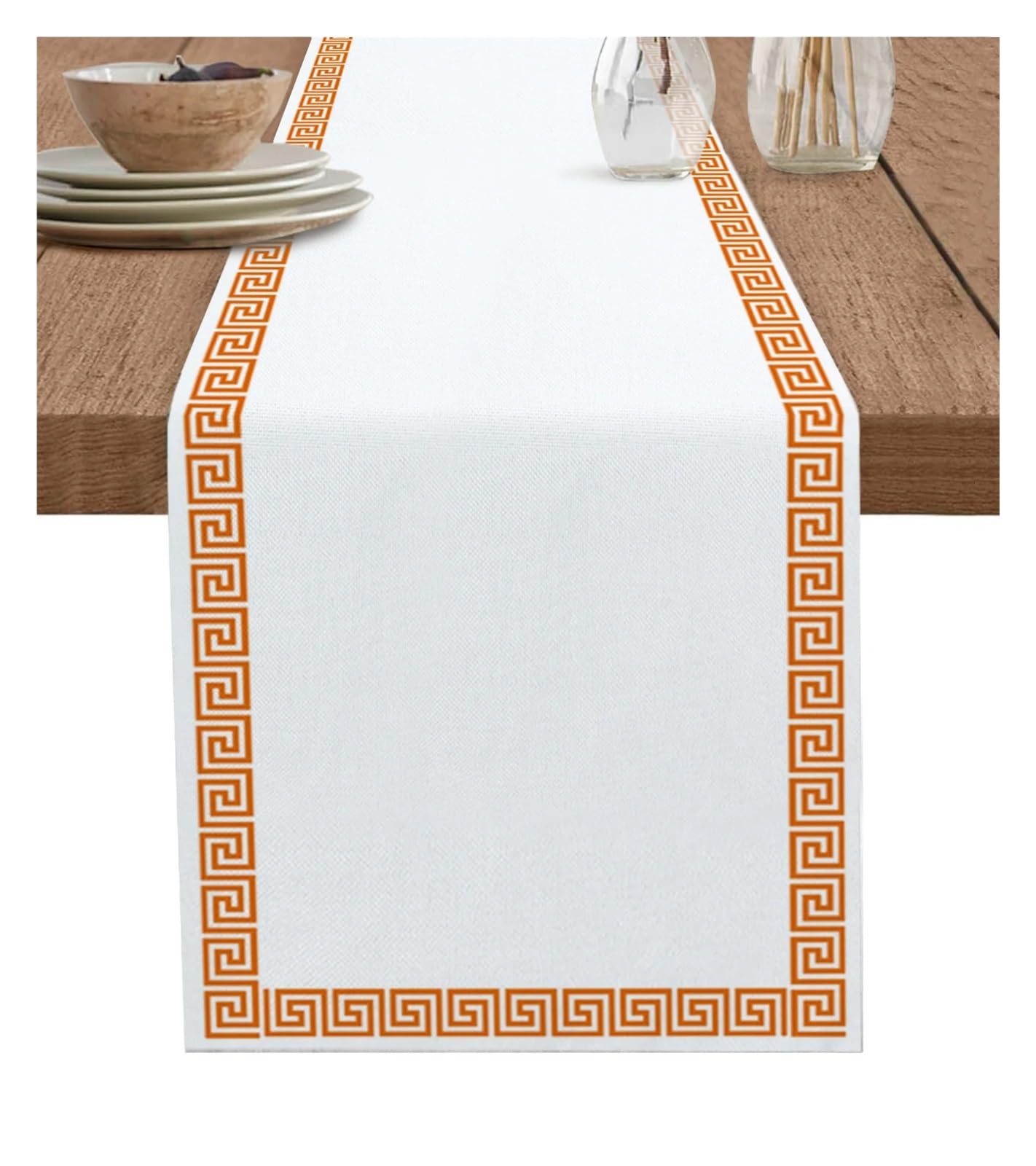 Table Runner Table Runner Simple Pattern Decoration Home Decor Dinner(WXF07143,41 x 183cm)