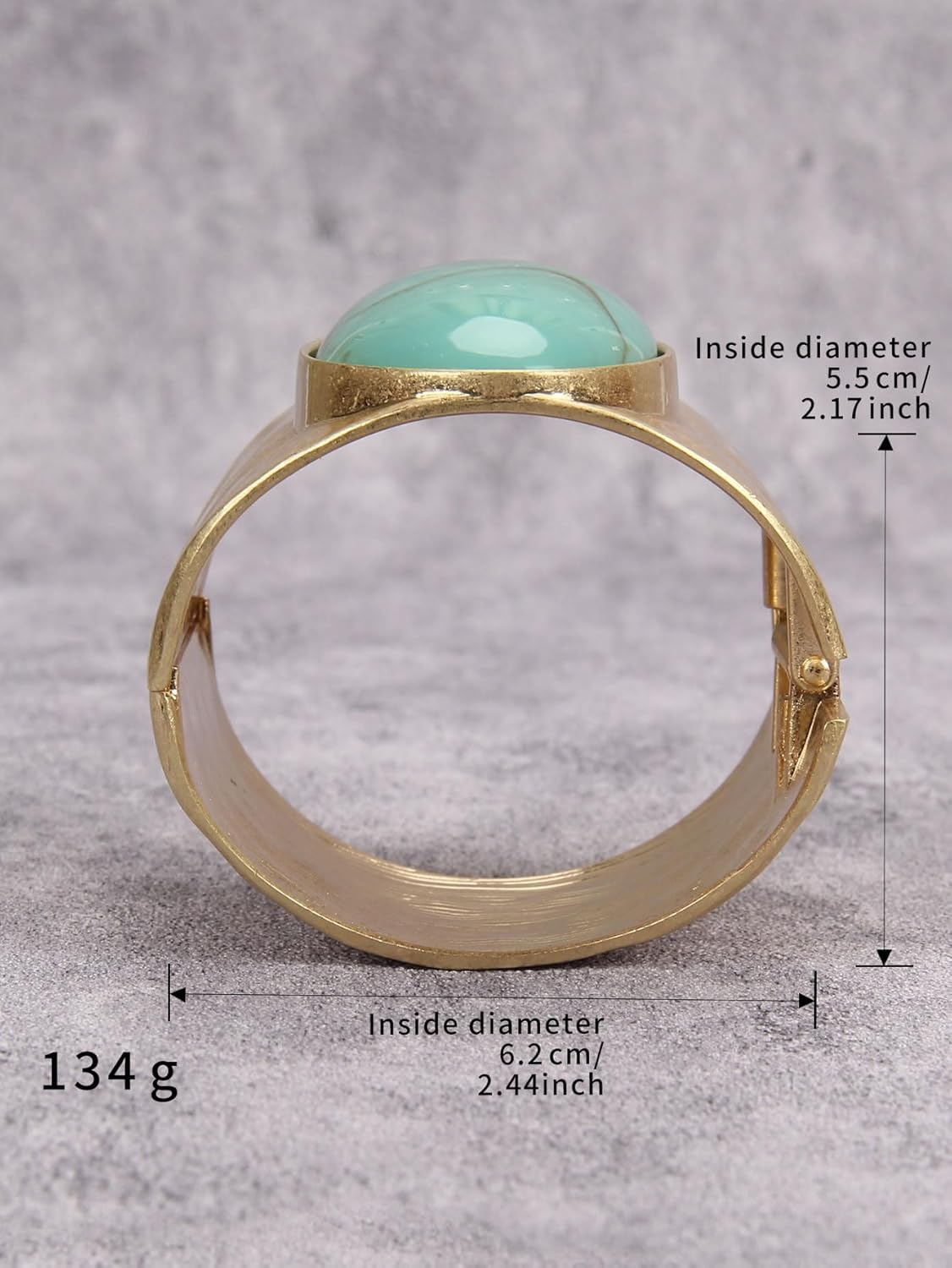 Gold Cuff Bracelet for Women Silver Beaded Bracelets Open Bangle Stackable Stretch Bead Bracelet Boho Jewelry Gifts for Wife Couple - Image 7