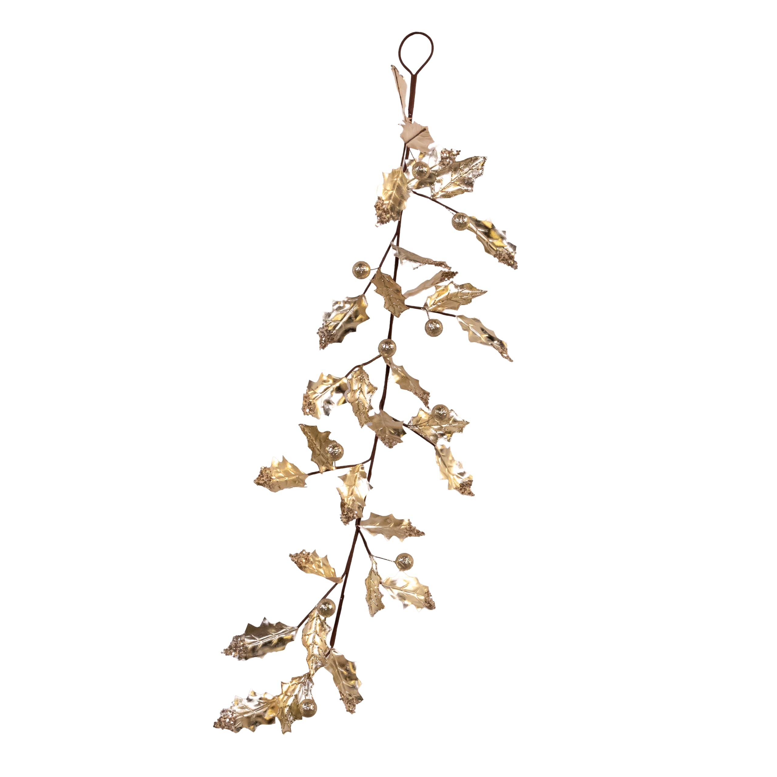 Kurt Adler Gold Metallic Leaf Garland