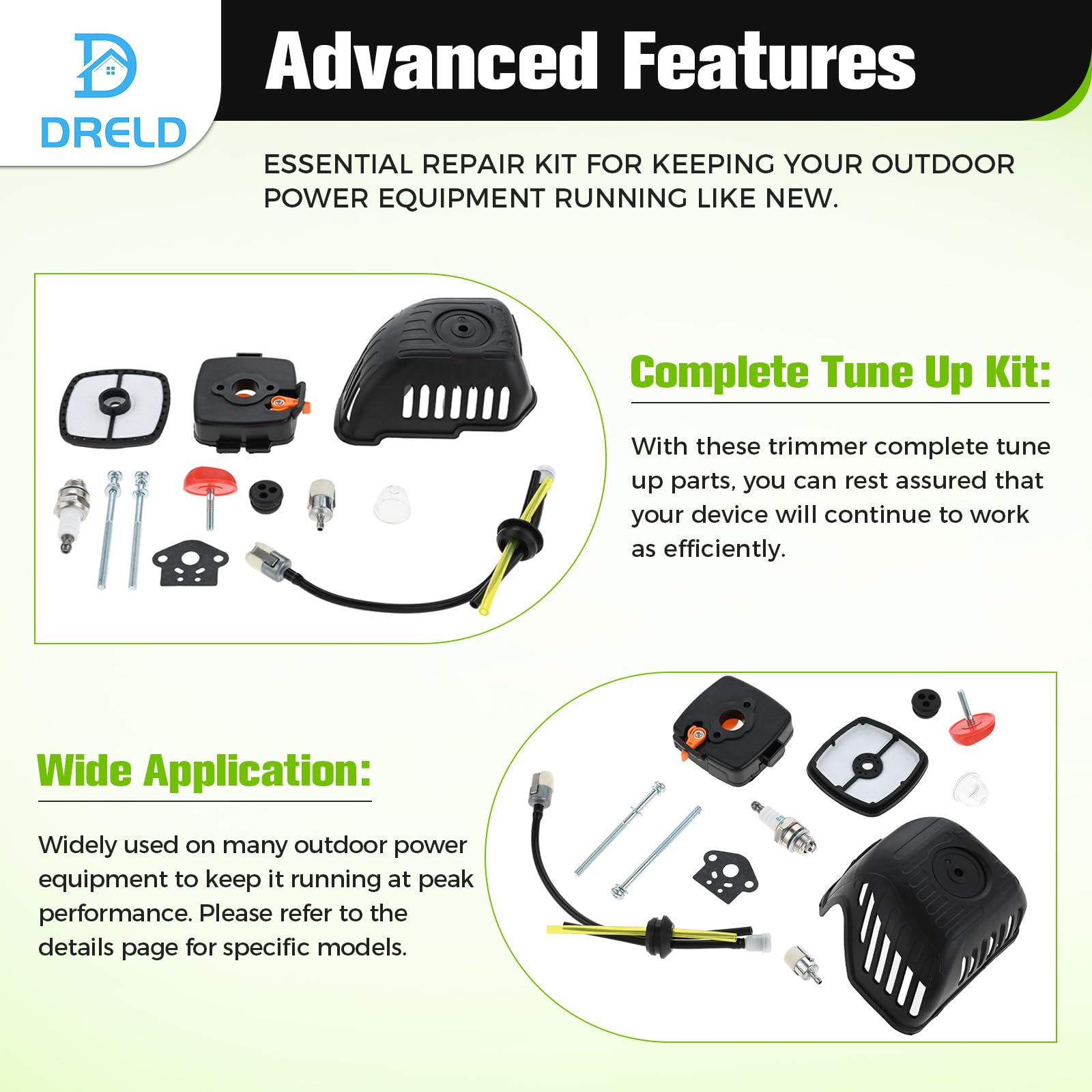 Kit De Cubierta De Filtro De Aire Para ECHO Para Recortadoras GT-225